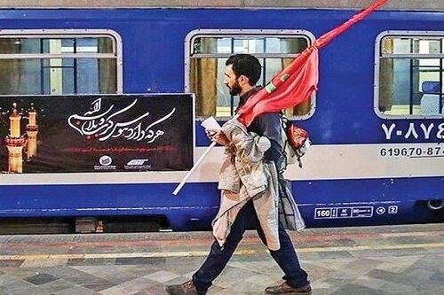 اعزام قطار فوق‌العاده برای بازگشت زائران اربعین از کرمانشاه