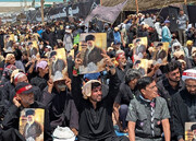 تصاویر/ کراچی،نماز دوران مرکزی جلوس اربعین حسینیؑ