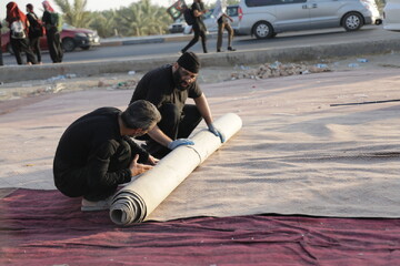 پایان فعالیت موکب حرم مطهر بانوی کرامت در مسیر پیاده‌روی اربعین