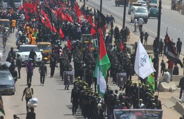 تصاویر/ پیاده‌روی نمادین اربعین در نیجریه