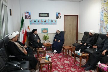 تصاویر/دیدار معاون سازمان تبلیغات اسلامی کشور با مدیر حوزه علمیه خوزستان