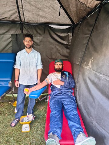 کرگل: اربعین واک کے دوران 175 خون کے عطیات، سبیلوں اور تبرکات کا وسیع انتظام