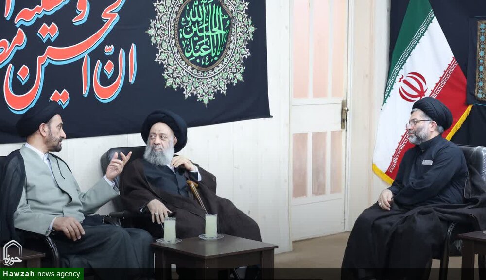 دیدار مدیر مرکز خدمات حوزهای علمیه کشور با آیت‌الله موسوی جزایری