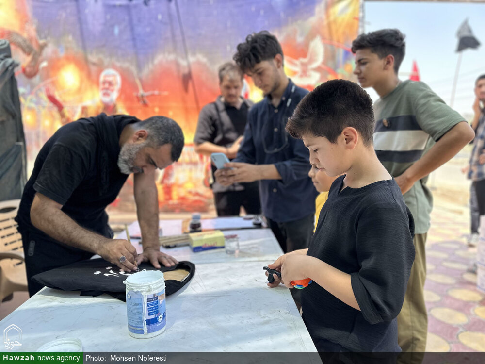 خدمت در موکب‌های اربعین حسینی استمرار راه شهدا است+تصاویر