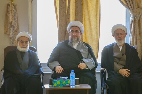 تصاویر/ جلسه اخلاق استاد تحریری در جمع طلاب و روحانیون تبریزی