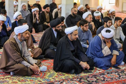 تصاویر/ جلسه اخلاق استاد تحریری در جمع طلاب و روحانیون تبریزی