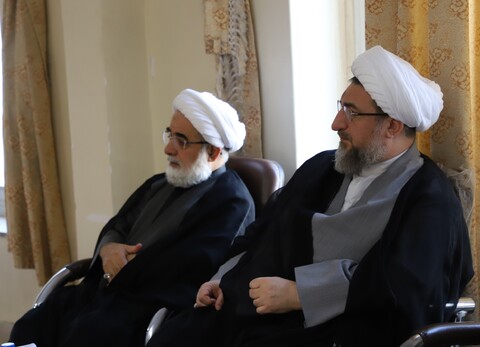 تصاویر/ جلسه اخلاق استاد تحریری در جمع طلاب و روحانیون تبریزی