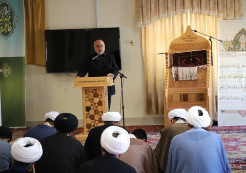 تصاویر/ جلسه اخلاق استاد تحریری در جمع طلاب و روحانیون تبریزی