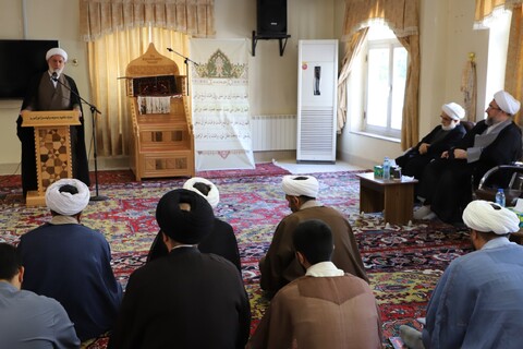 تصاویر/ جلسه اخلاق استاد تحریری در جمع طلاب و روحانیون تبریزی