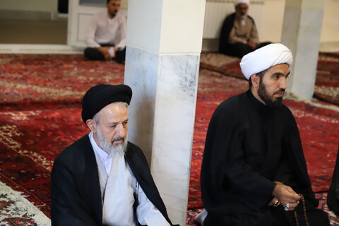 تصاویر/ جلسه اخلاق استاد تحریری در جمع طلاب و روحانیون تبریزی