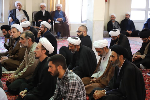 تصاویر/ جلسه اخلاق استاد تحریری در جمع طلاب و روحانیون تبریزی