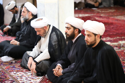 تصاویر/ جلسه اخلاق استاد تحریری در جمع طلاب و روحانیون تبریزی