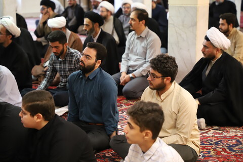 تصاویر/ جلسه اخلاق استاد تحریری در جمع طلاب و روحانیون تبریزی