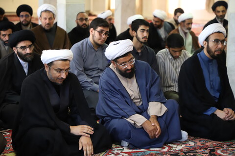 تصاویر/ جلسه اخلاق استاد تحریری در جمع طلاب و روحانیون تبریزی