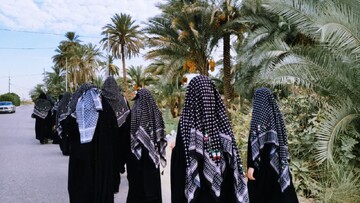 فعالیت کاروان دختران اربعین‌ساز در ایام اربعین حسینی