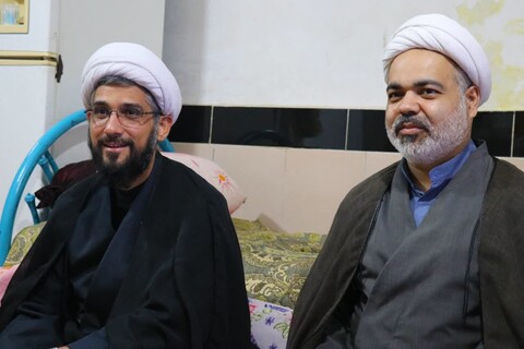 عیادت مدیریت حوزه علمیه استان گلستان از عالم اهل سنت
