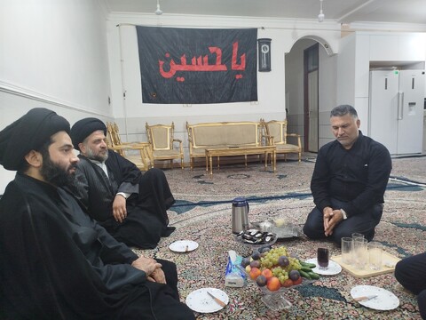 تصاویر/دیدار موکب داران شهرستان بهبهان با حجت الاسلام والمسلمین بلادیان مدیر حوزه علمیه خوزستان