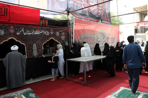 تصاویر/  پذیرایی و اسکان زائرین اربعین حسینی در موکب امامزاده سیدجمال‌الدین (ع) قم