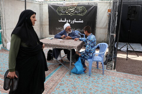 تصاویر/  پذیرایی و اسکان زائرین اربعین حسینی در موکب امامزاده سیدجمال‌الدین (ع) قم