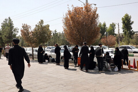 تصاویر/  پذیرایی و اسکان زائرین اربعین حسینی در موکب امامزاده سیدجمال‌الدین (ع) قم