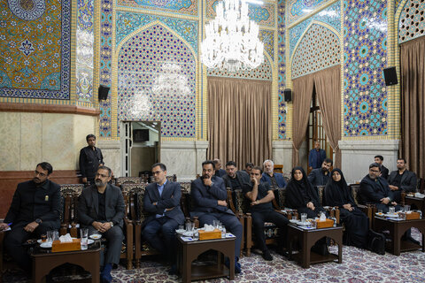 تصاویر/ دیدار مدیران رسانه‌ای خراسان رضوی با تولیت آستان قدس رضوی