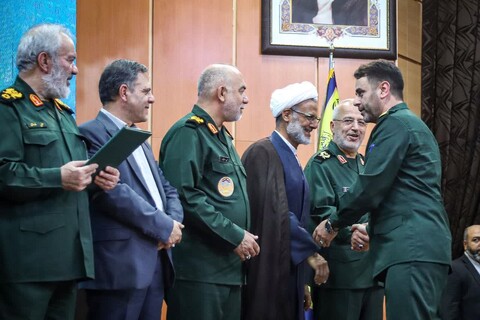 تصاویر/ آئین تکریم و معارفه  فرمانده هان سپاه انصارالمهدی(عج) استان زنجان