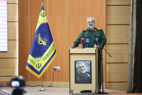 تصاویر/ آئین تکریم و معارفه  فرمانده هان سپاه انصارالمهدی(عج) استان زنجان