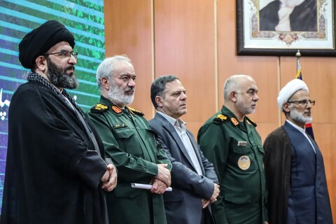 تصاویر/ آئین تکریم و معارفه  فرمانده هان سپاه انصارالمهدی(عج) استان زنجان