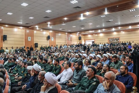 تصاویر/ آئین تکریم و معارفه  فرمانده هان سپاه انصارالمهدی(عج) استان زنجان