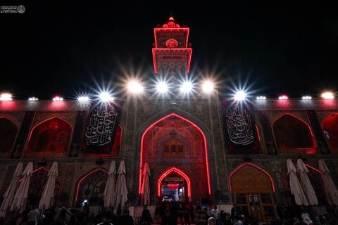 حرم مطهر علوی آماده استقبال از ایام سوگواری رحلت پیامبر اکرم (ص)