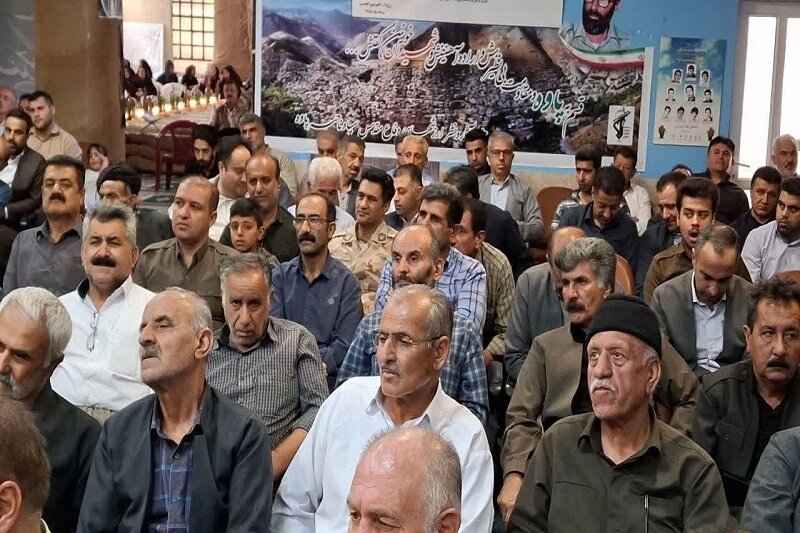 مراسم پاسداشت حماسه‌ تاریخی شکست حصر پاوه در یادمان شهدا برگزار شد+تصاویر