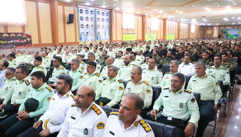 برگزاری آیین تکریم و معارفه فرمانده انتظامی استان یزد