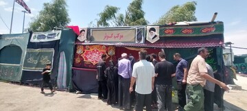 برپایی موکب شبانه روزی مدرسه علمیه حضرت زینب(س) ایذه در راستای خدمت به زائران حسینی