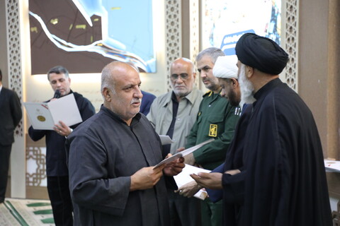 آیین اختتامیه خدمت‌رسانی به زائران اربعین حسینی در مرز شلمچه