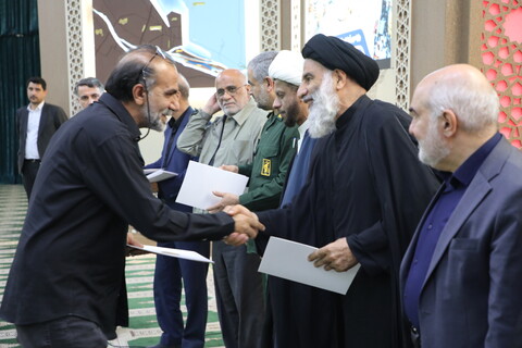 آیین اختتامیه خدمت‌رسانی به زائران اربعین حسینی در مرز شلمچه