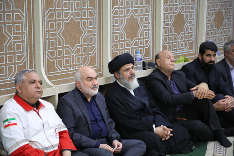 آیین اختتامیه خدمت‌رسانی به زائران اربعین حسینی در مرز شلمچه