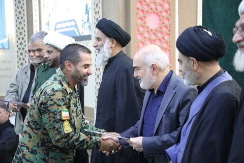 آیین اختتامیه خدمت‌رسانی به زائران اربعین حسینی در مرز شلمچه