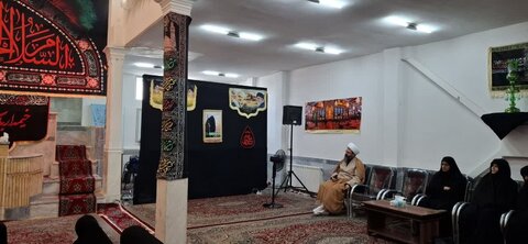 تصاویر/برگزاری مراسم عزاداری دهه آخر ماه صفر در مدرسه علمیه الزهرا(س) اراک