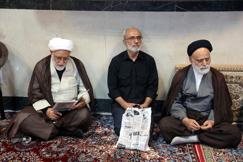 تصاویر/ مراسم گرامیداشت محمد رستملو، خبرنگار فقید خبرگزاری حوزه در قم