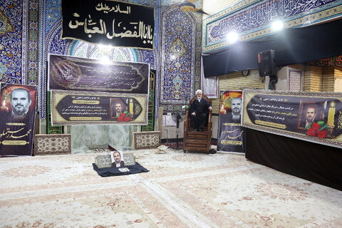 تصاویر/ مراسم گرامیداشت محمد رستملو، خبرنگار فقید خبرگزاری حوزه در قم