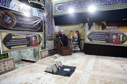 تصاویر/ مراسم گرامیداشت محمد رستملو، خبرنگار فقید خبرگزاری حوزه در قم