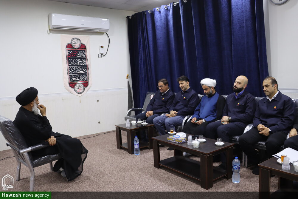 دیدار مدیران شرکت فولاد خوزستان با نماینده ولی فقیه در خوزستان