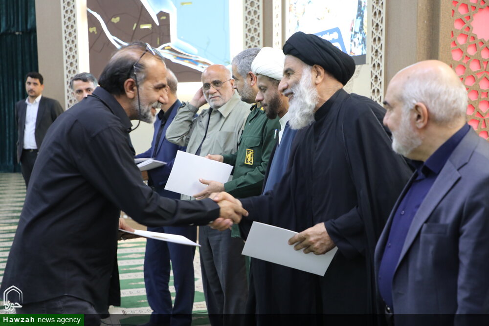 تصاویر/ آیین اختتامیه خدمت‌رسانی به زائران اربعین حسینی در مرز شلمچه