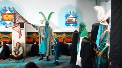 تصاویر/برگزاری نمایش مذهبی اشک خدا در ساوه