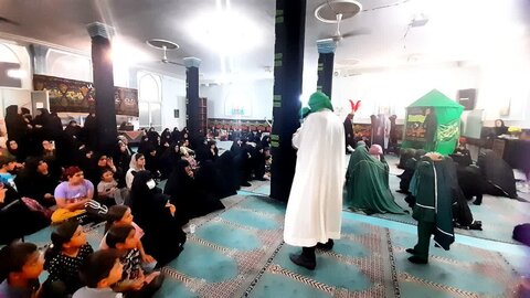 تصاویر/برگزاری نمایش مذهبی اشک خدا در ساوه