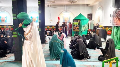 تصاویر/برگزاری نمایش مذهبی اشک خدا در ساوه