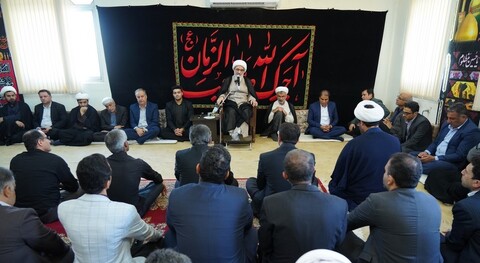 تصاویر/ روضه دهه سوم صفر در با حضور امام جمعه بوشهر