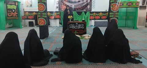 تصاویر/برگزاری مراسم دهه آخر ماه صفر توسط مدرسه علمیه الهیه ساوه