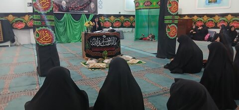 تصاویر/برگزاری مراسم دهه آخر ماه صفر توسط مدرسه علمیه الهیه ساوه