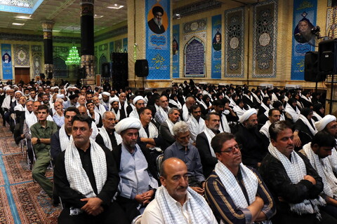 تصاویر/ سومین همایش ملی تکریم از فعالان و دست اندرکاران مساجد سراسر کشور با عنوان " مثل نصرالله"